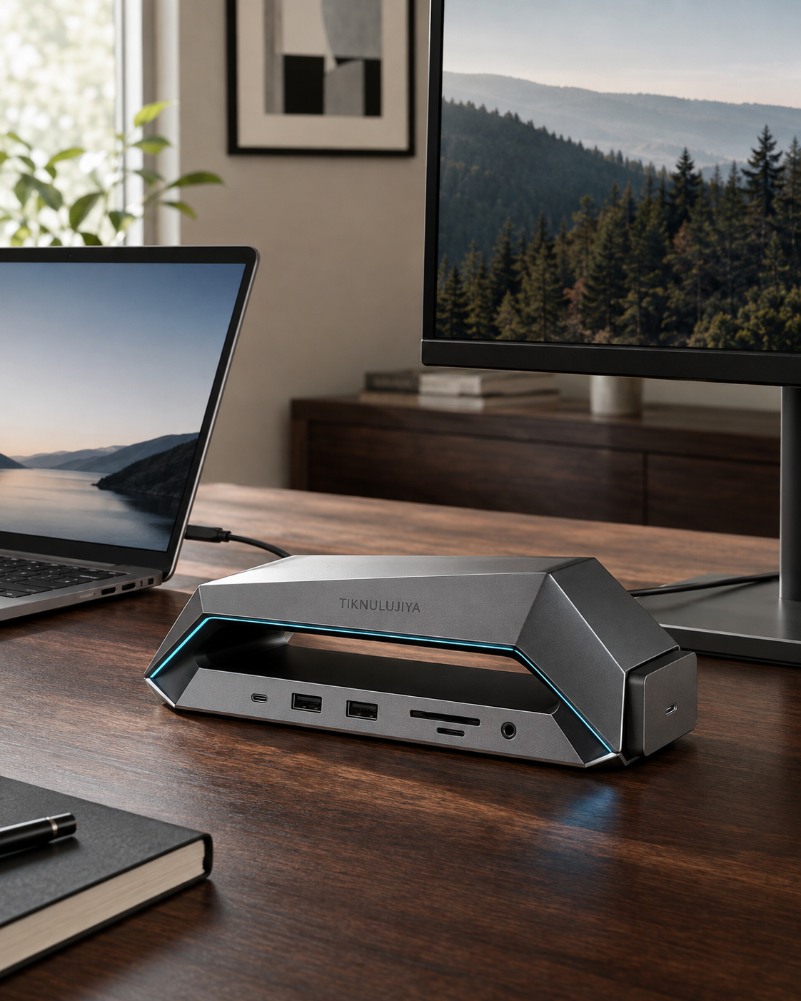 Tiknulujiya ArcBridge USB-C Laptop Docking Station