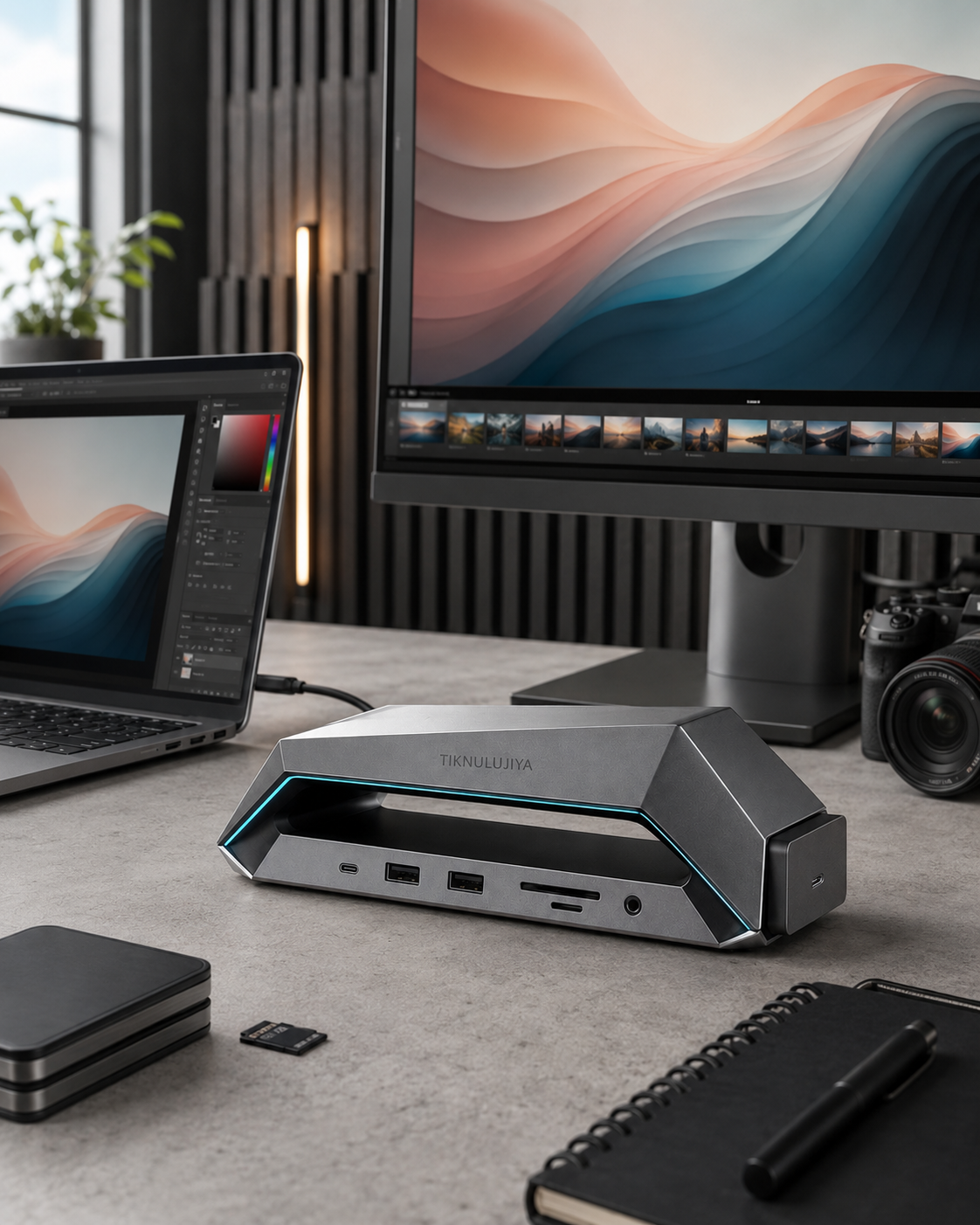Tiknulujiya ArcBridge USB-C Laptop Docking Station