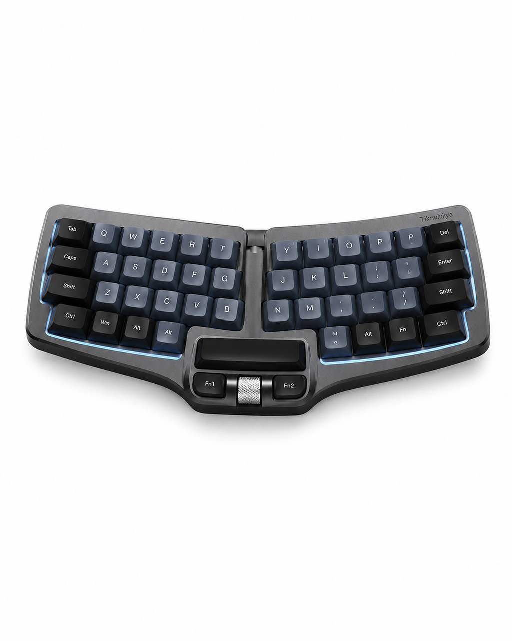 Tiknulujiya ArcNest 42-Key Wireless Mini Mechanical Keyboard with Thumb Control Wheel