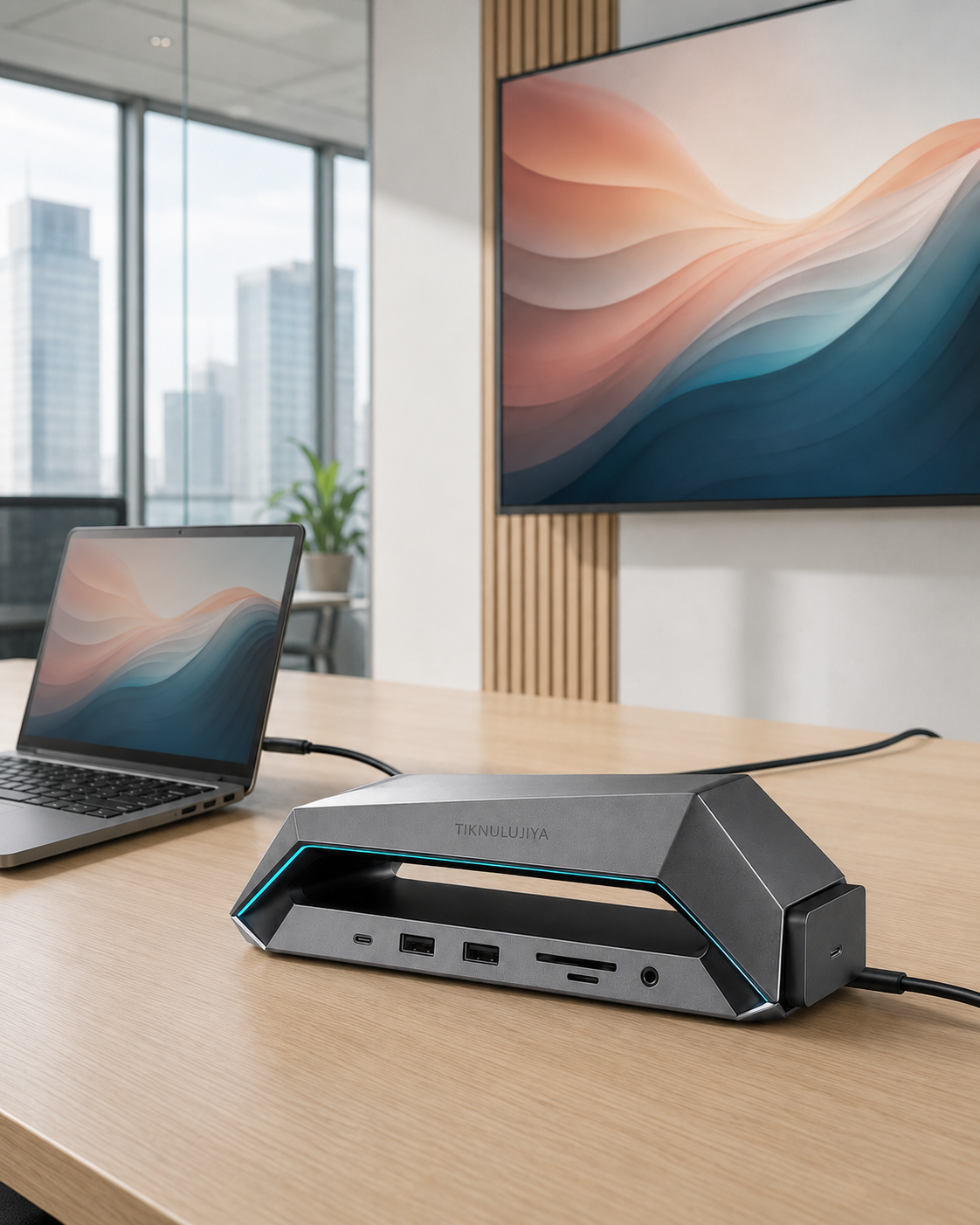 Tiknulujiya ArcBridge USB-C Laptop Docking Station