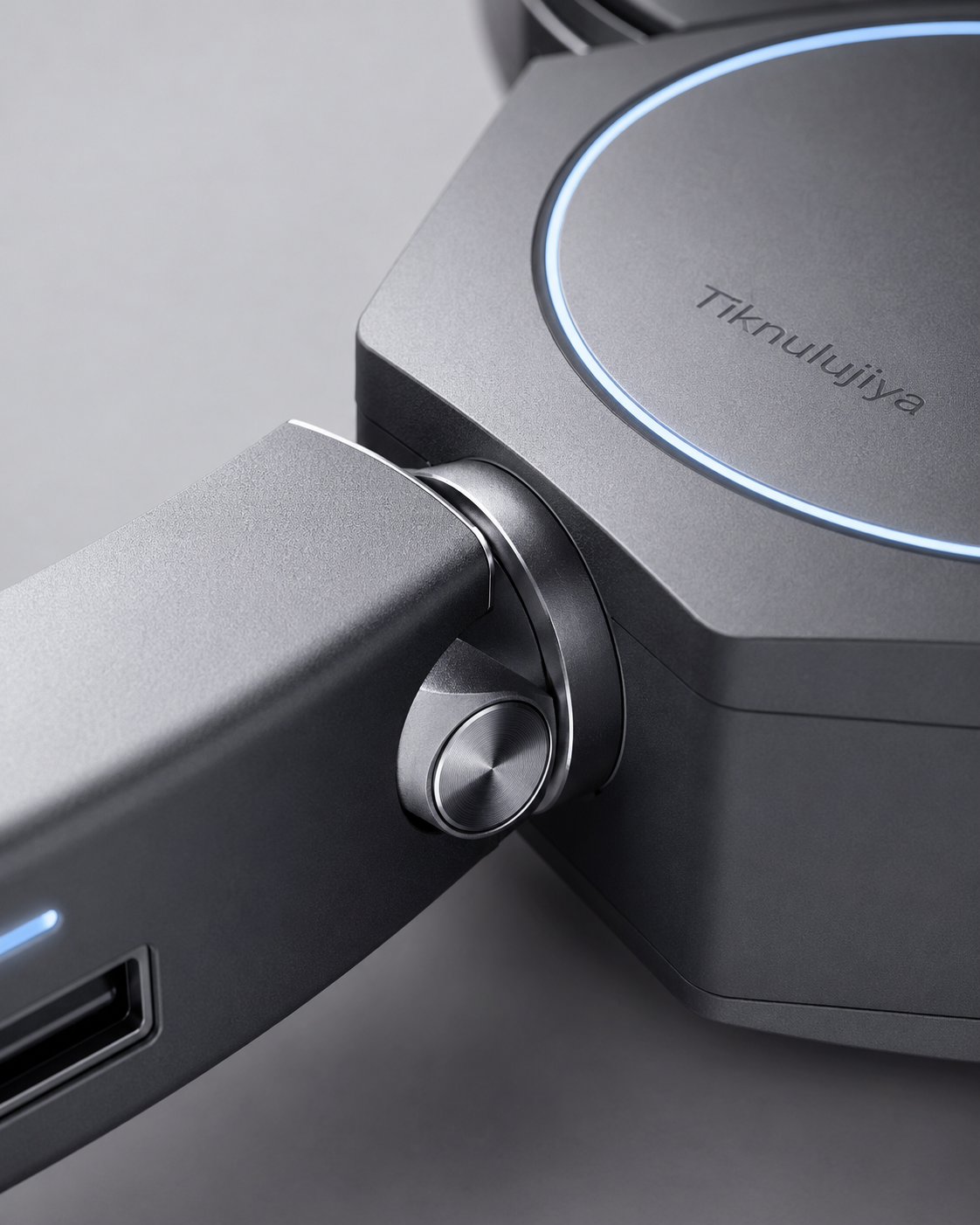 Tiknulujiya OrbitFold Multiport USB-C Hub – Foldable Aluminum Docking Adapter